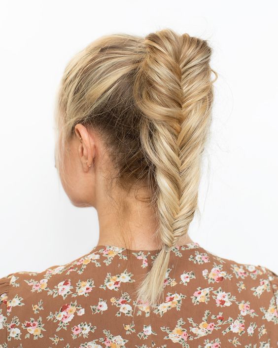 10 hairstyles with a cute horse tail for women