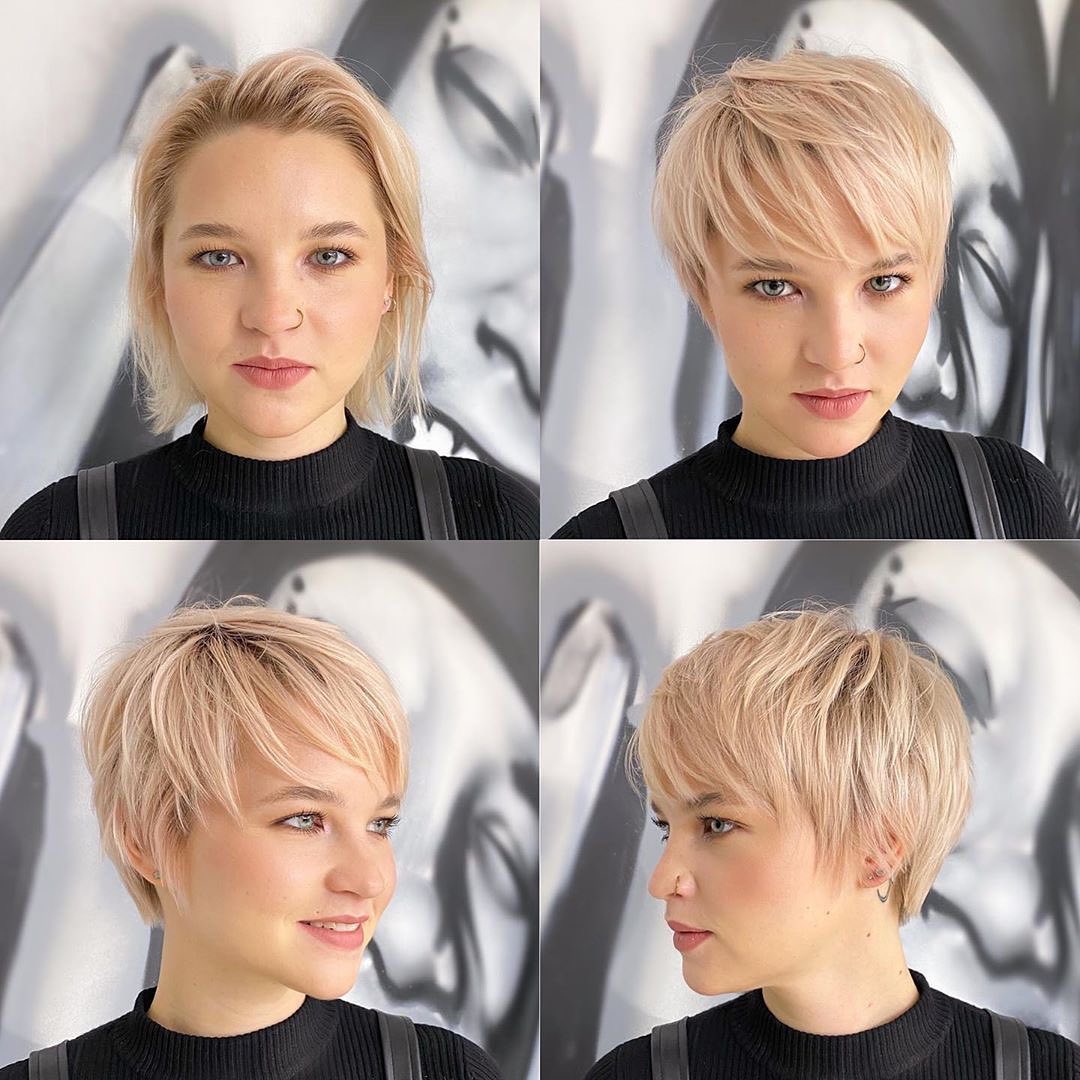 10 hairstyles for thick hair - new pieces and amazing colors