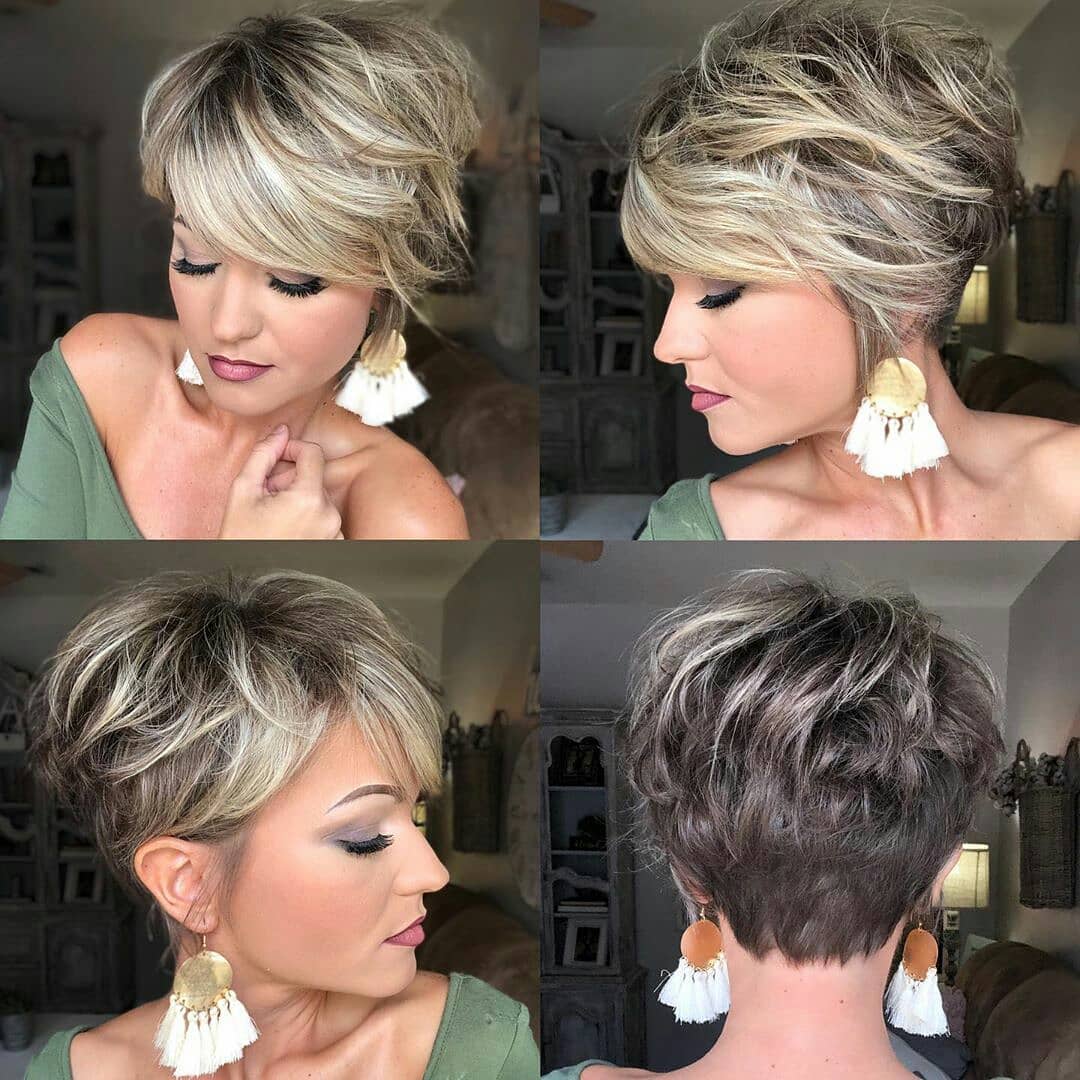 10 hairstyles for thick hair - new pieces and amazing colors