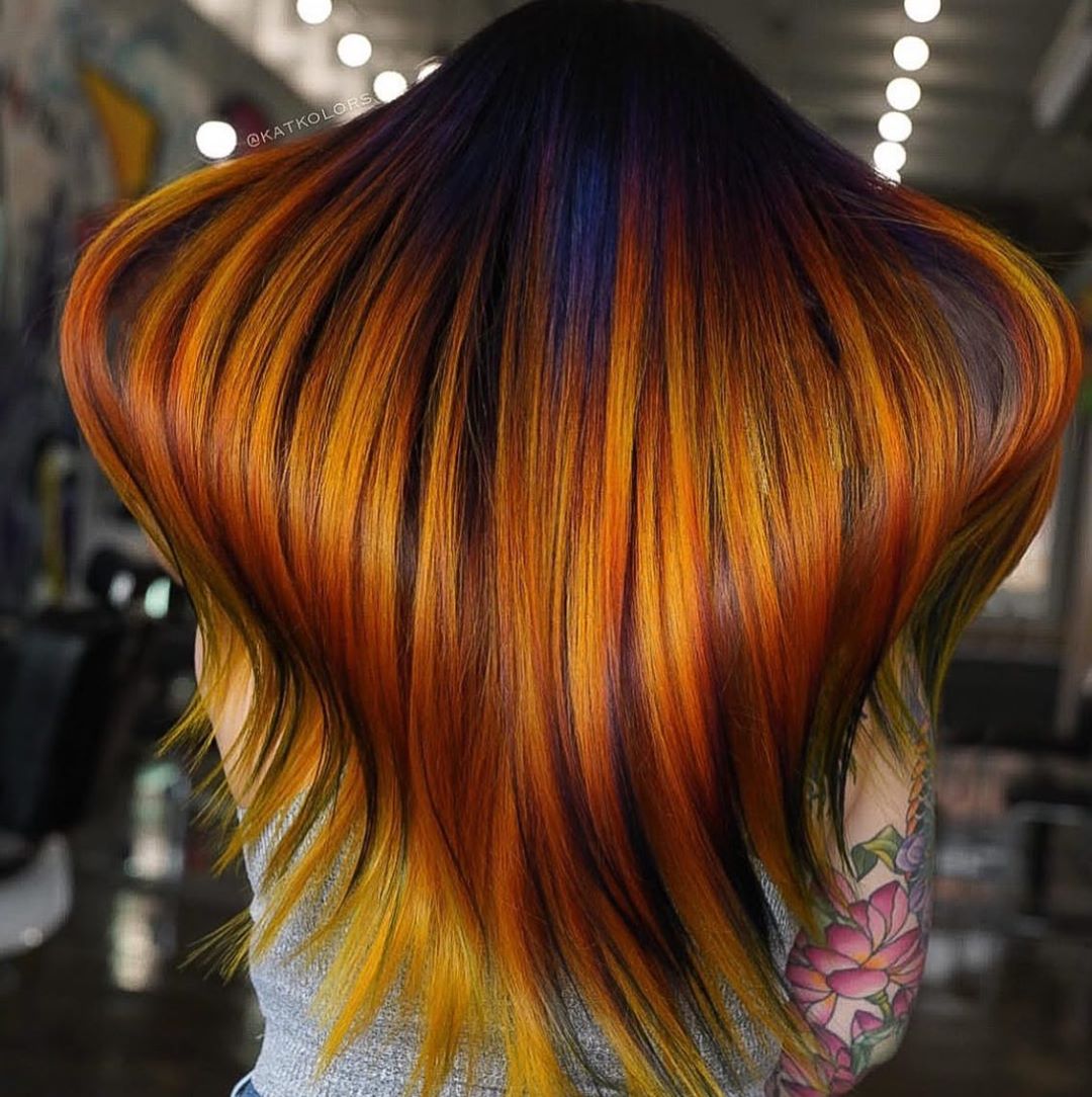 10 long -haired hair color trends in live rainbow designs 10 long -haired hair color trends in live rainbow designs