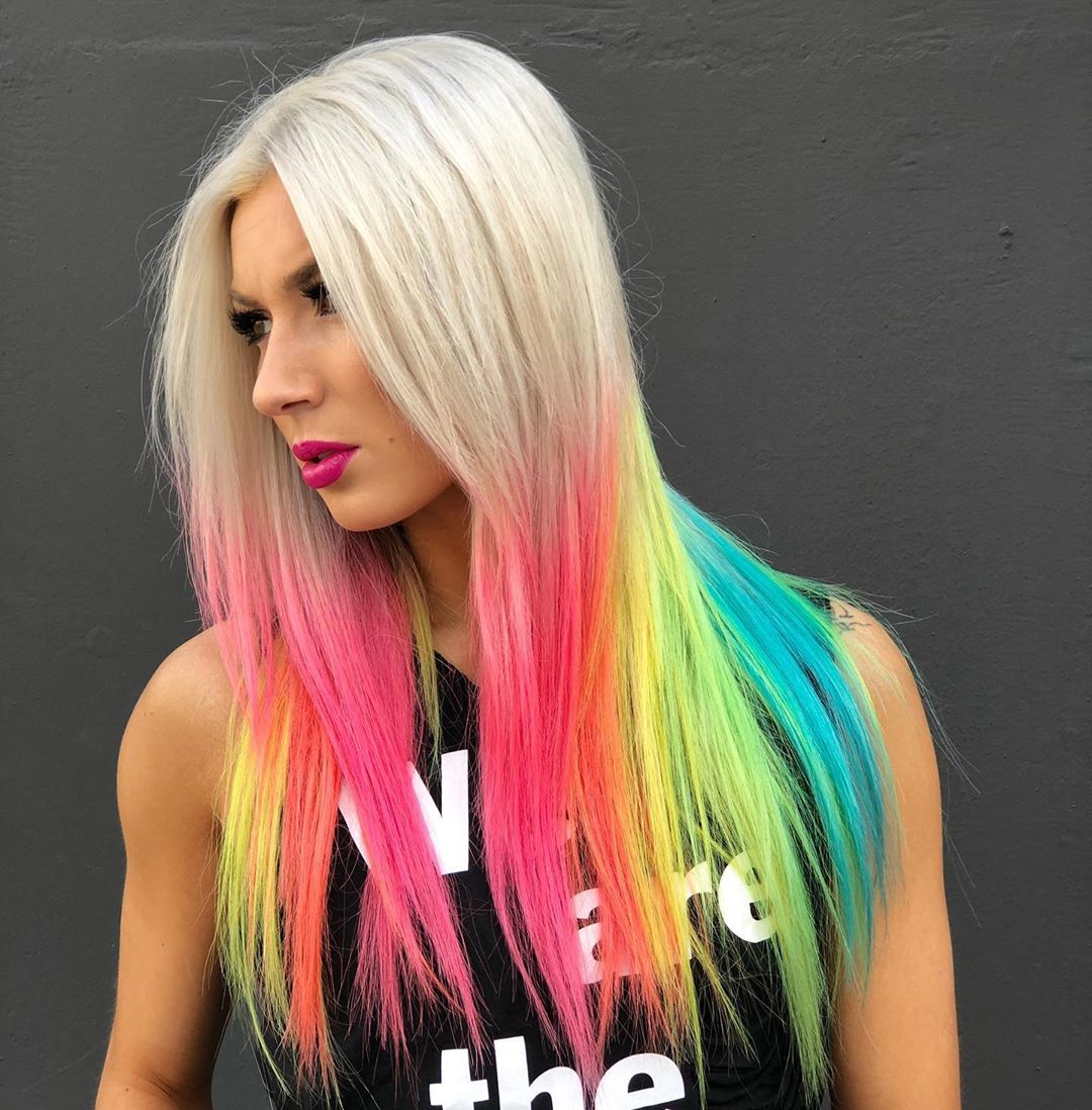 10 long -haired hair color trends in live rainbow designs 10 long -haired hair color trends in live rainbow designs
