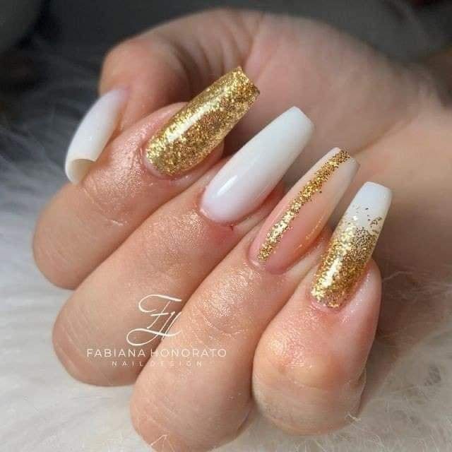 NAILS WITH GOLD ▷ 40+ Ideas in Images 💅💛