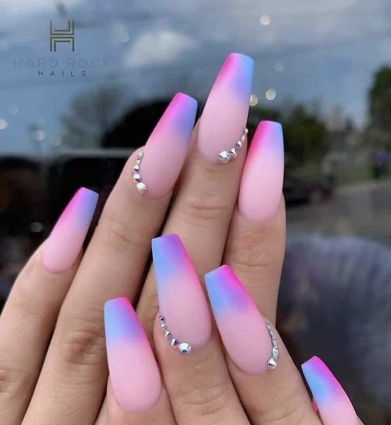 COLORED NAILS ▷ 30 Great Images 💅