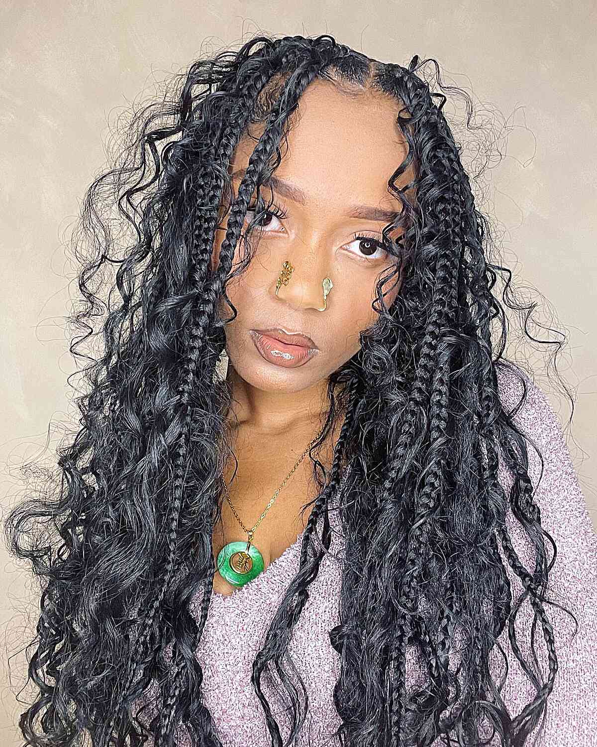 Boho's long -length chaos braids