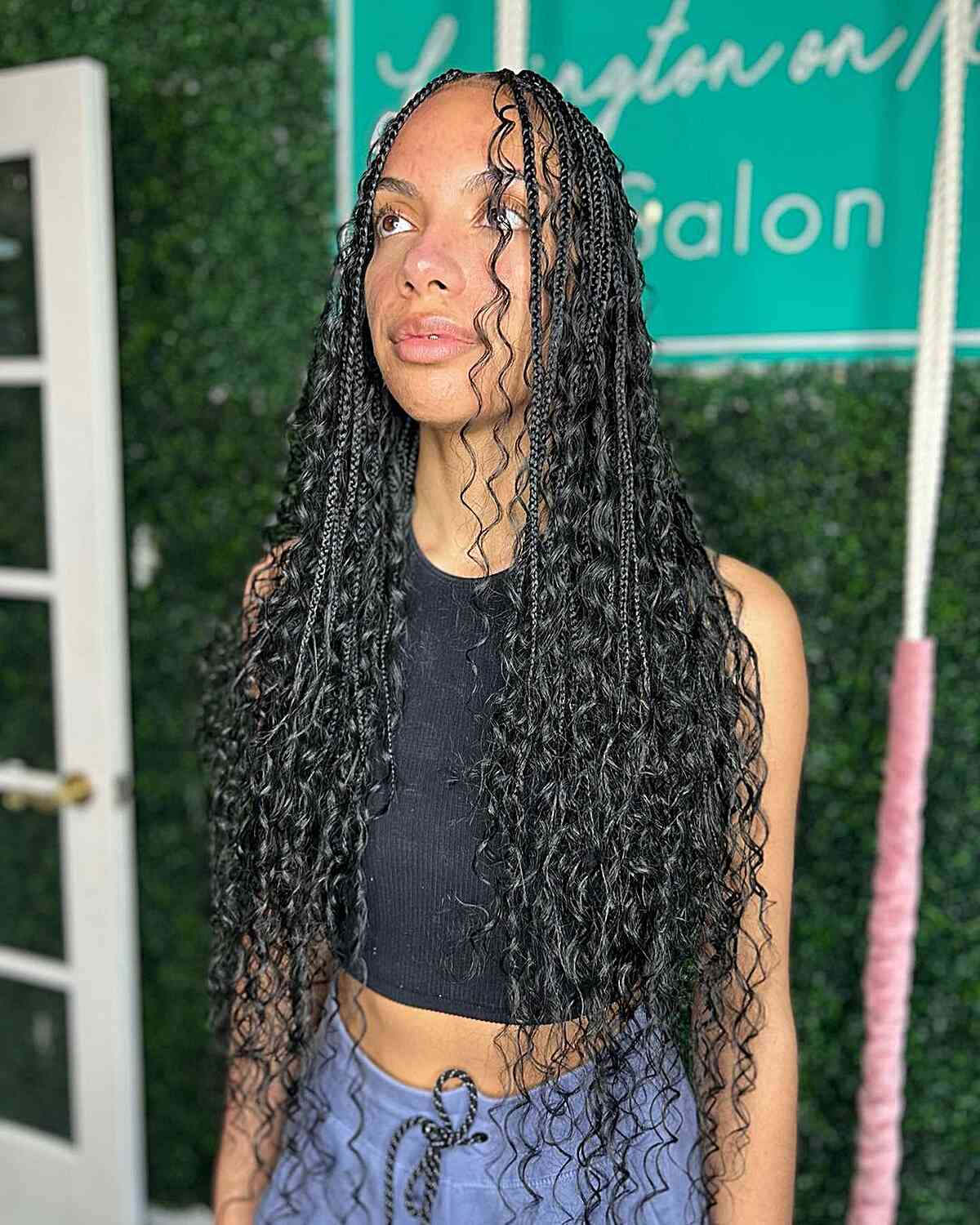 Frades and long curls without knots