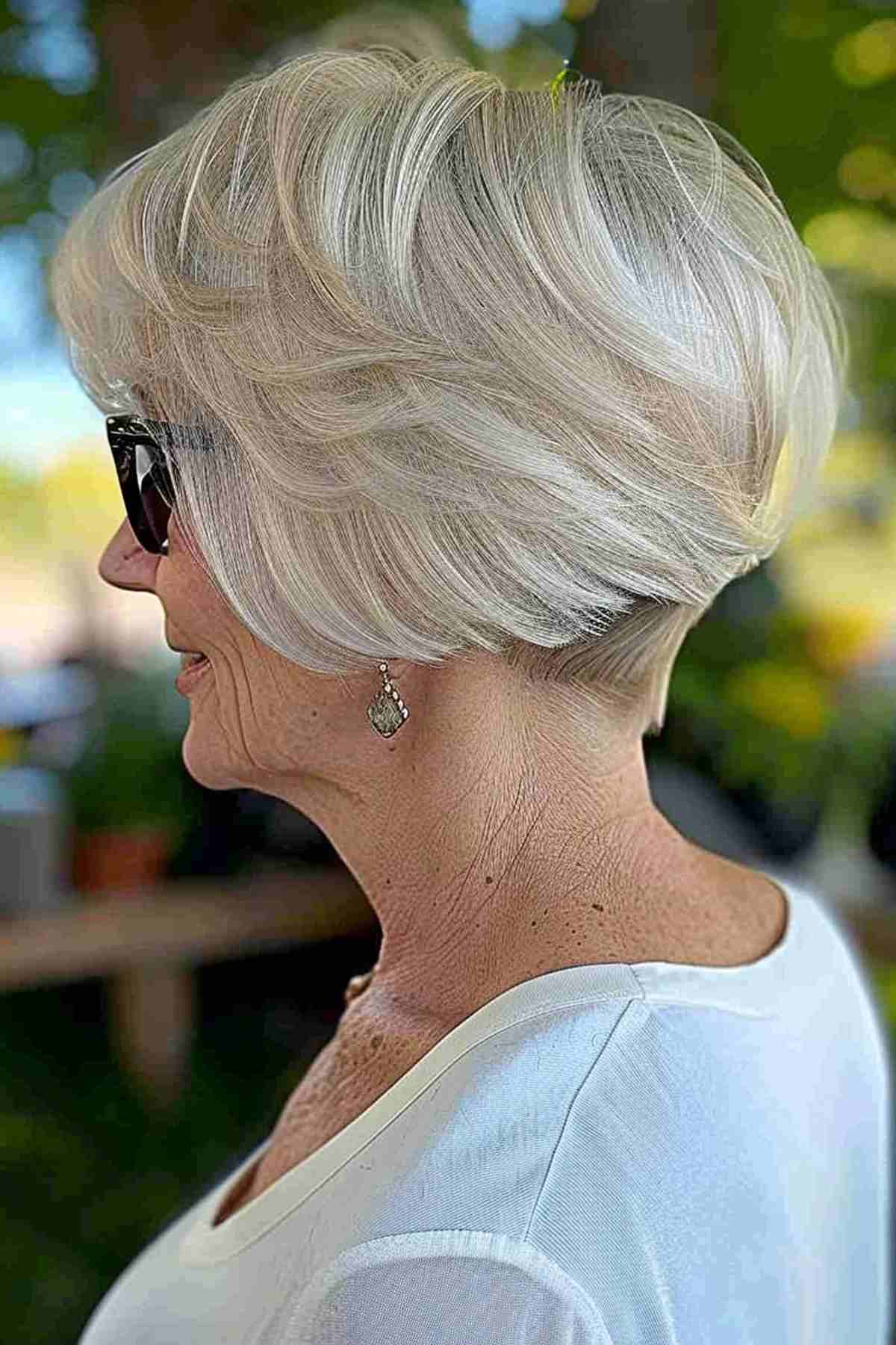 Short Bob Crop for Women Over Sixty