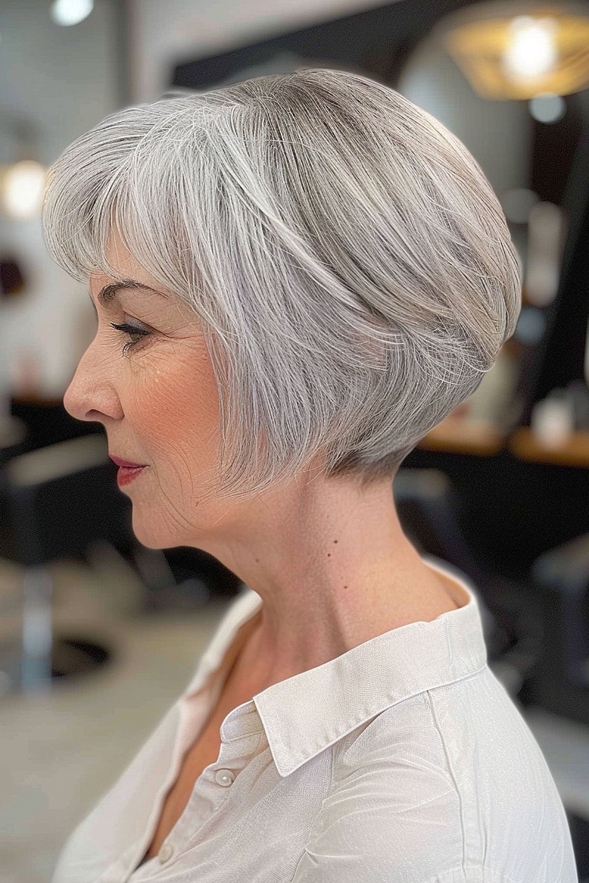 Jaw-Length Stacked Pixie Bob