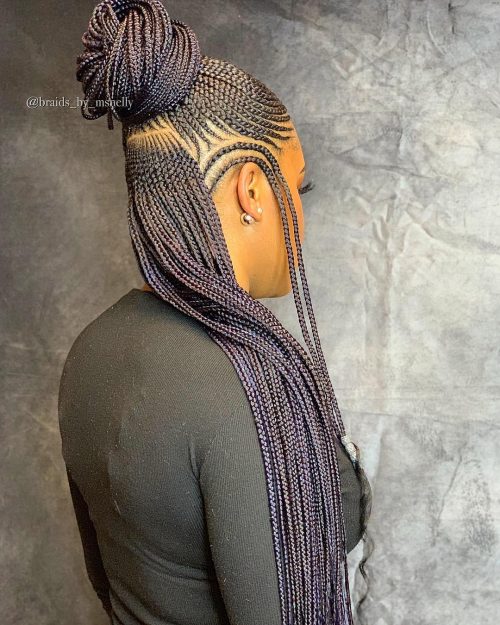 Simple crochet micro braids