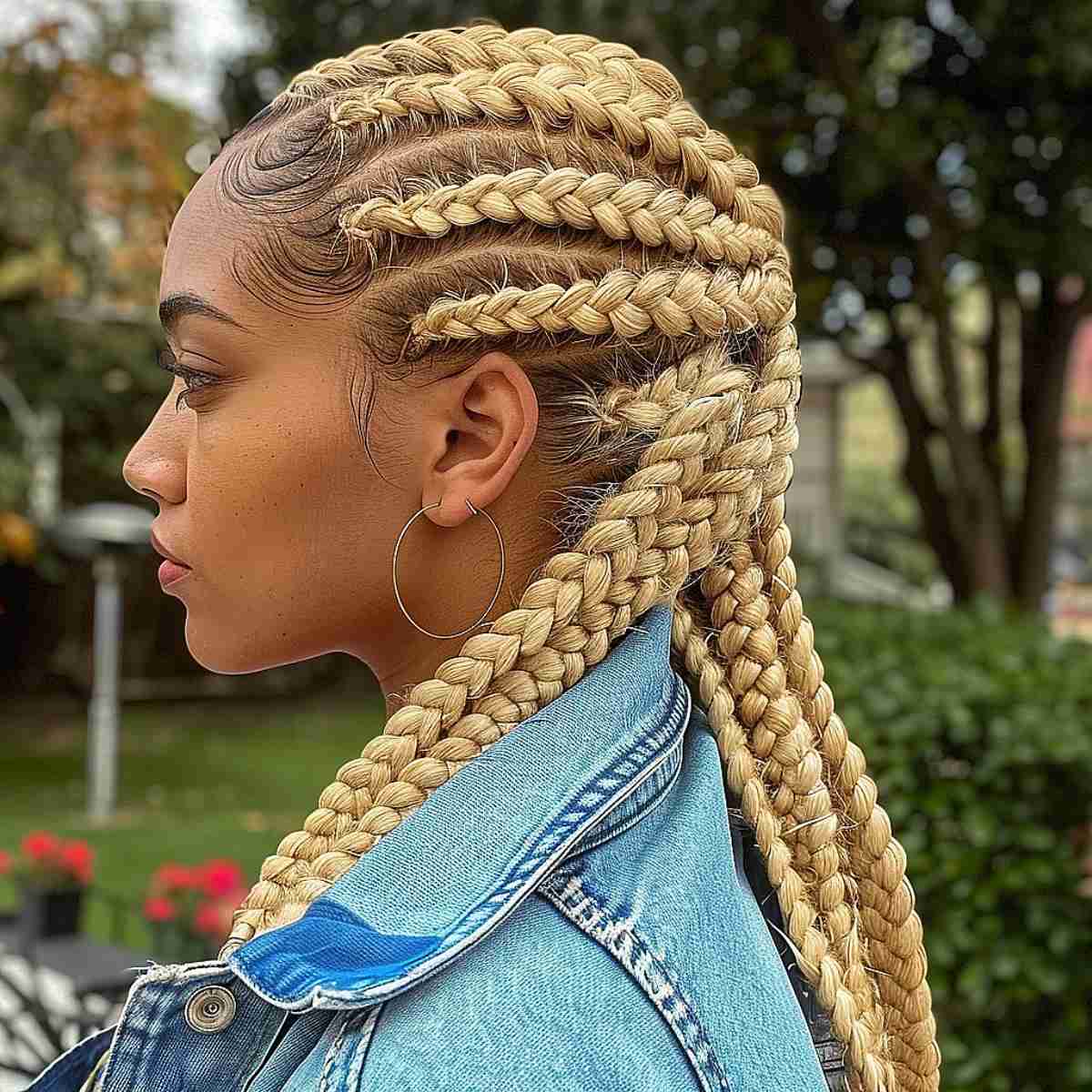 Ghana's hair is built on blond hair