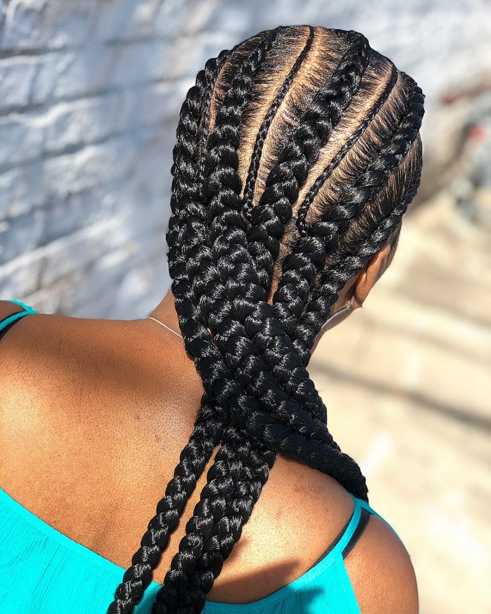 The great popular Ghana braids