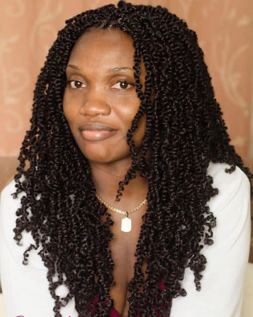 kinky twist braids for curly hair