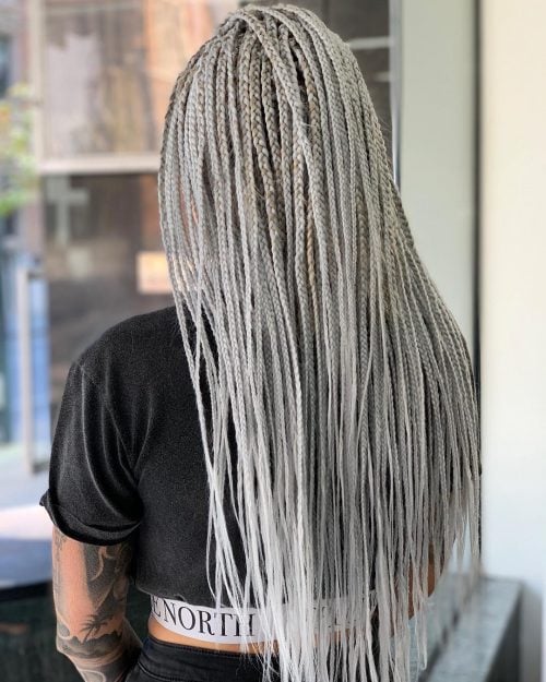Beautiful small crochet braids