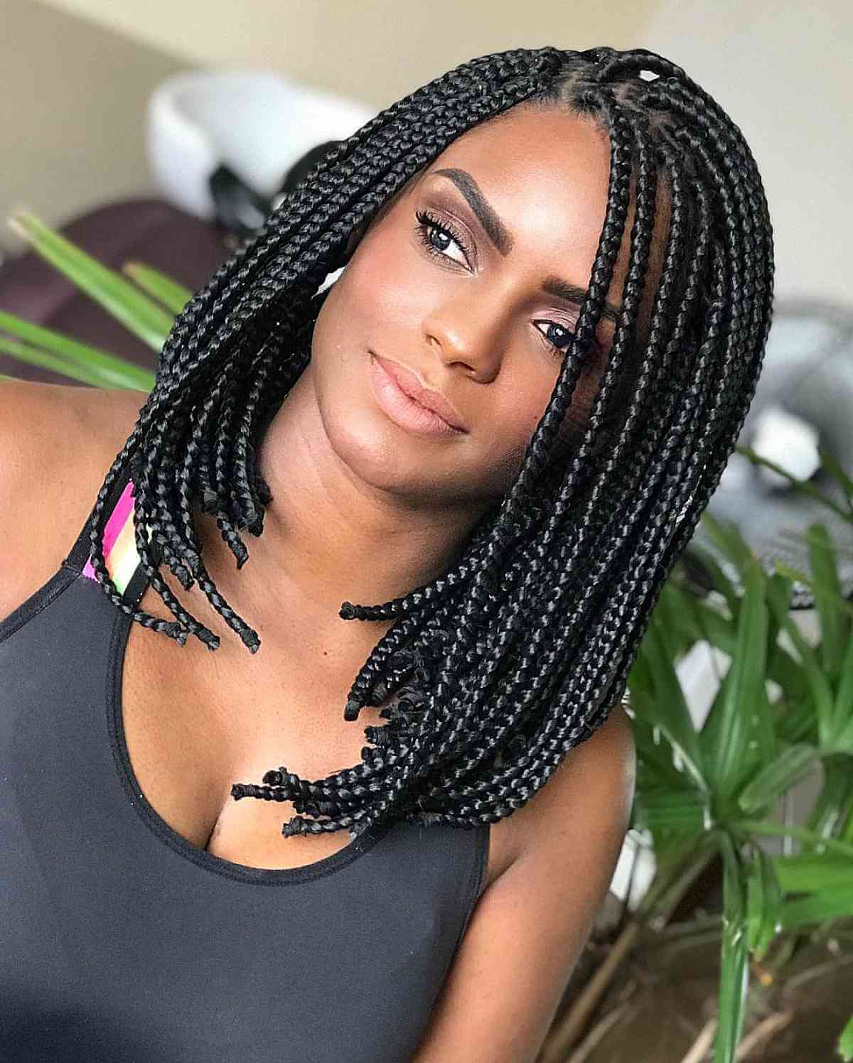 Wonderful braids of medium length