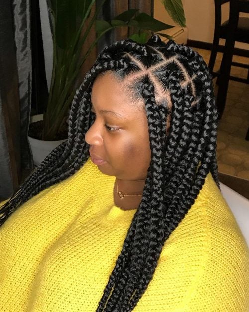 Large box braids