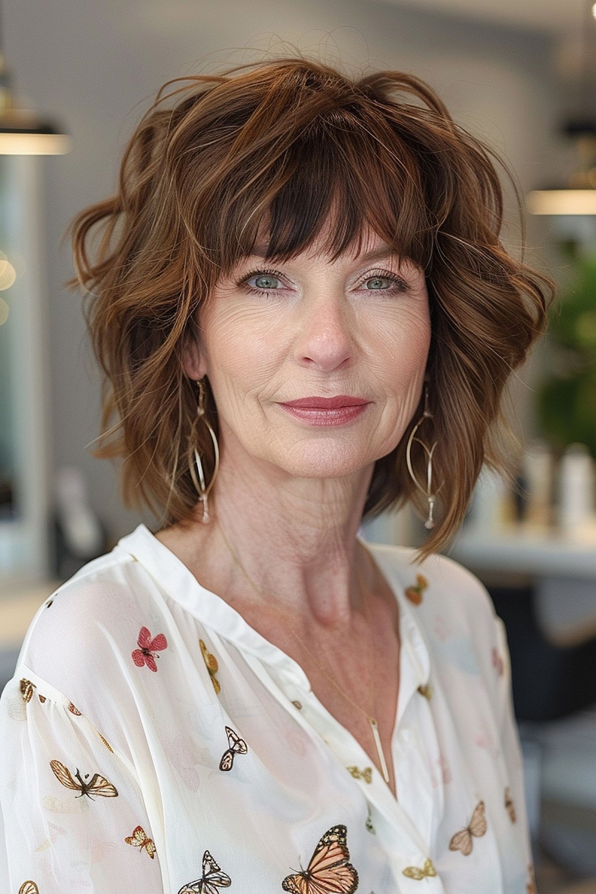 Wash-and-Wear Wavy Long Bob