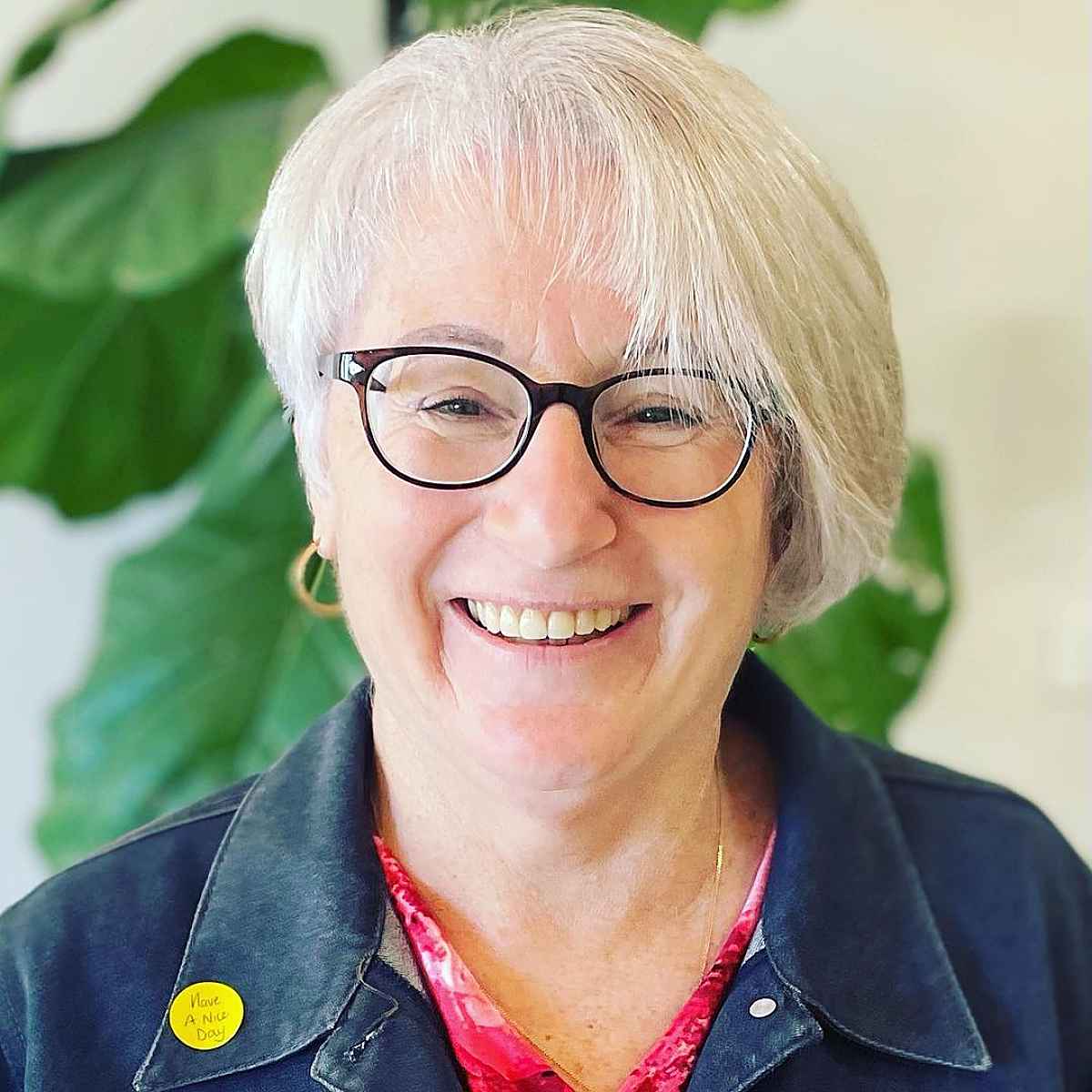 Asymmetrical Bob for Mature Women