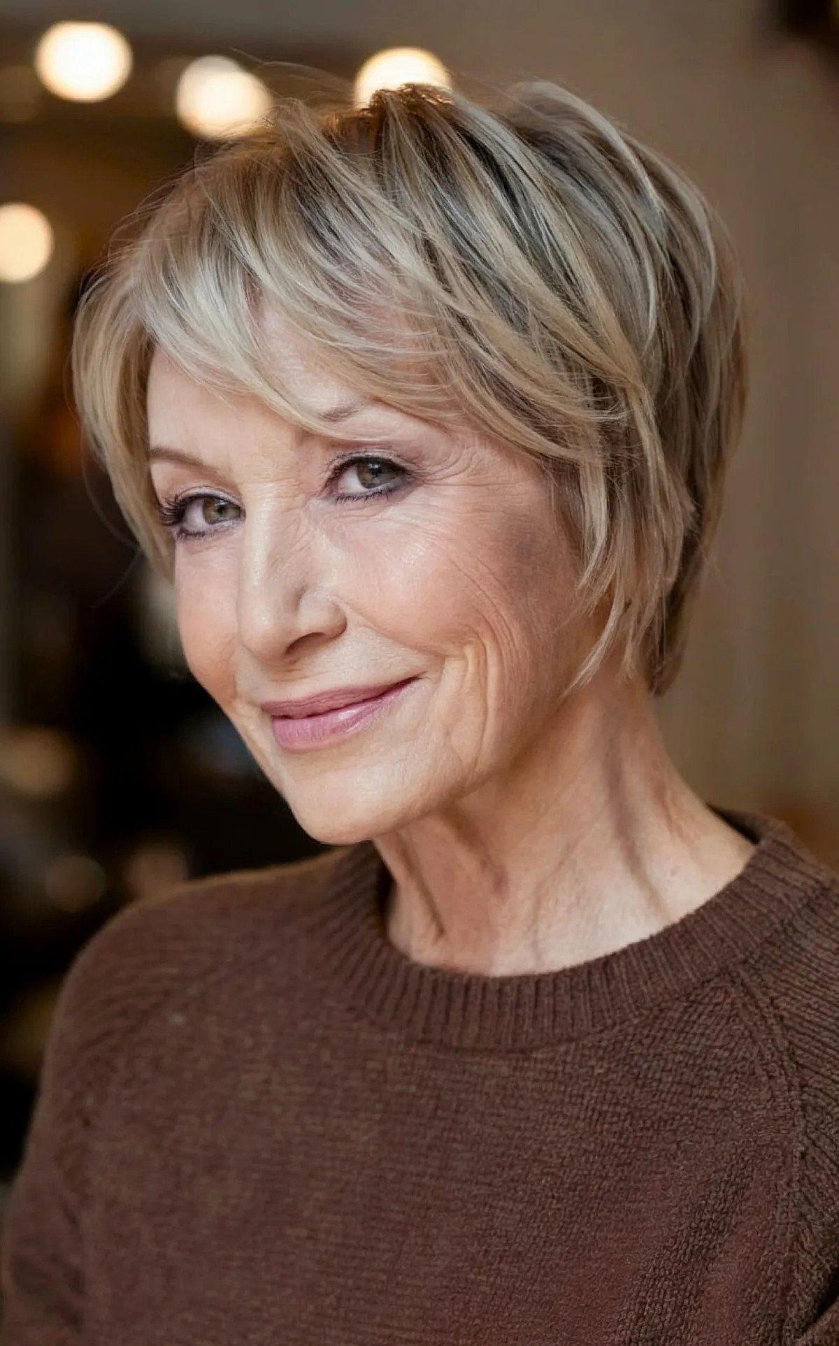 Straight Pixie Bob with Wispy Layers
