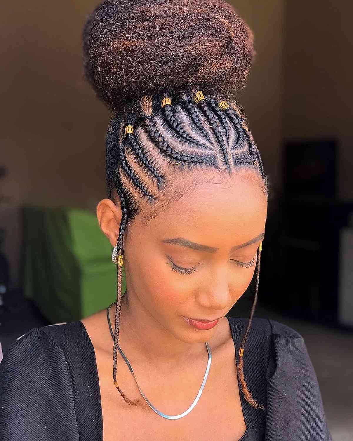 Fulani cake style high