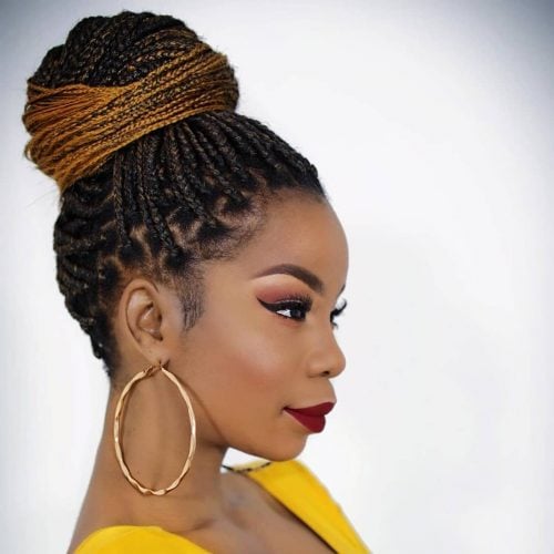 Mature Volani braids cake