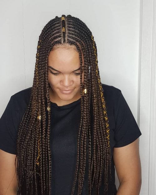 Egyptian braids Foulani