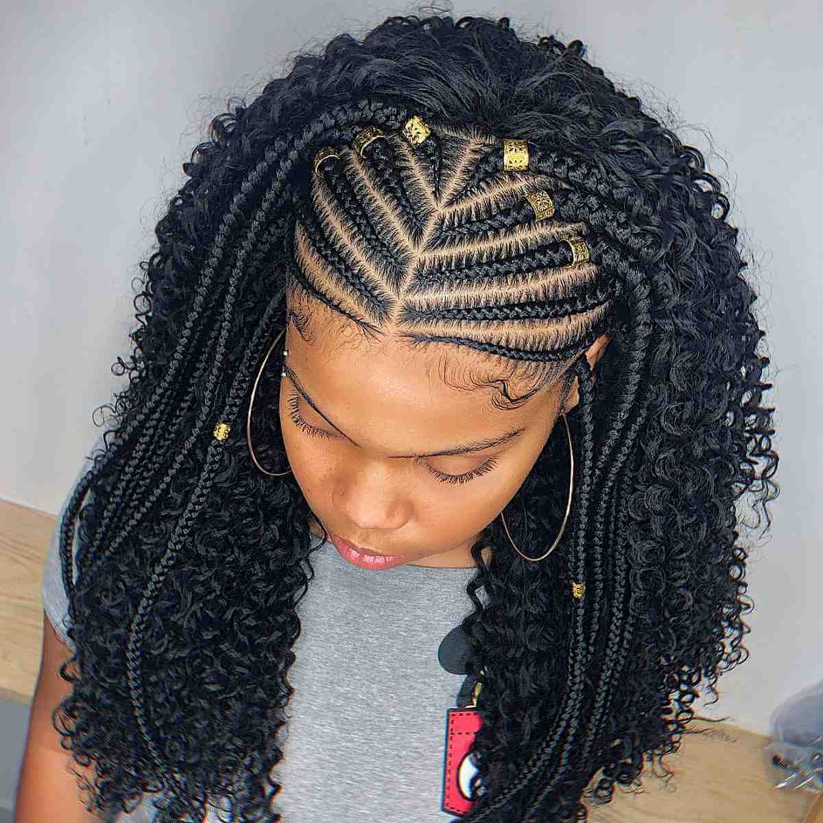 Fulani, similar to braids