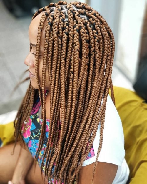 Big Cornrow Braids