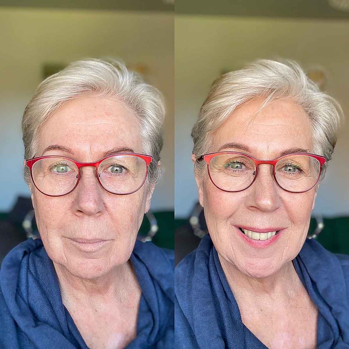 Slicked Back Pixie Cut for women 60 and over