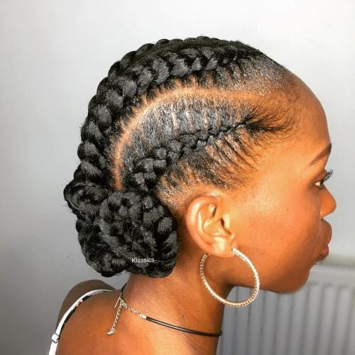 Braided updo