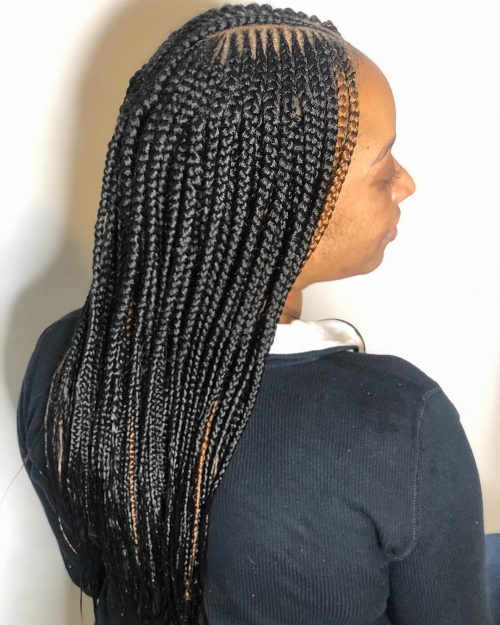 Small Feed In Braids