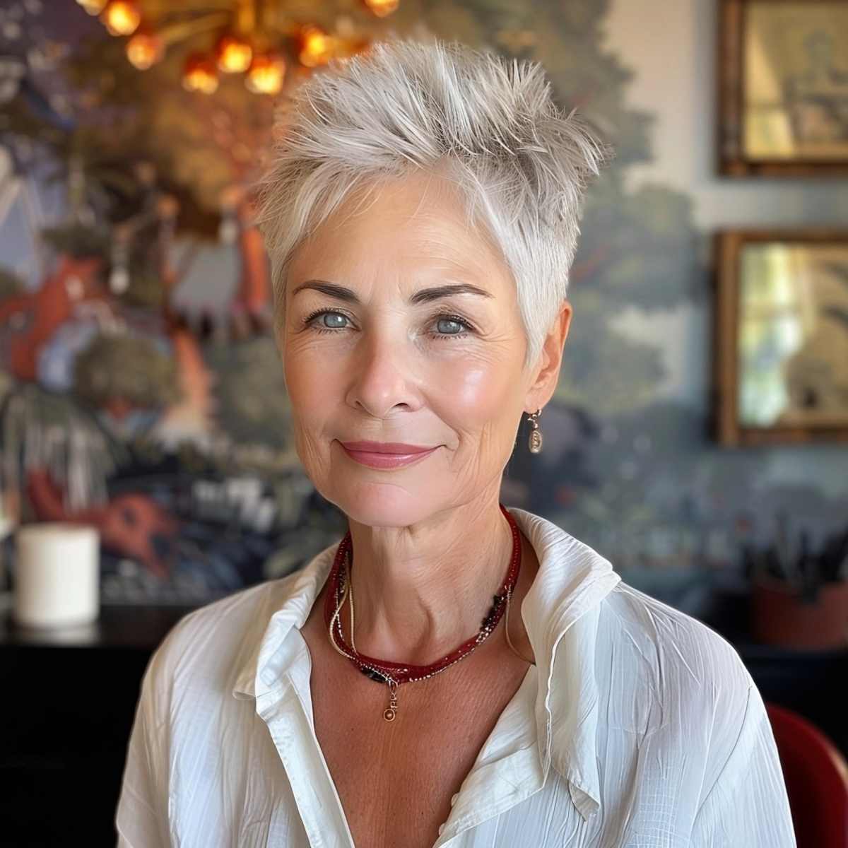 Low maintenance of the 60 -year -old women