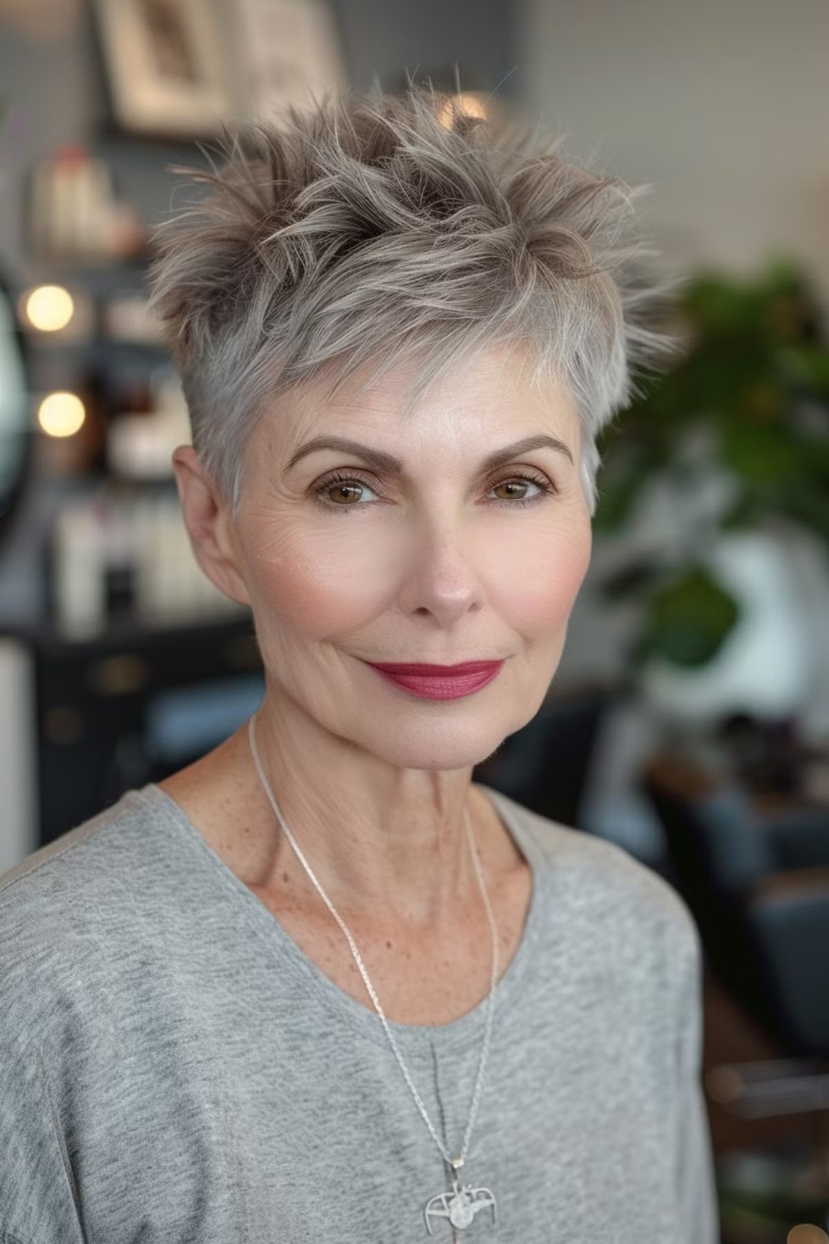 Short hairstyle for women in the 1960s