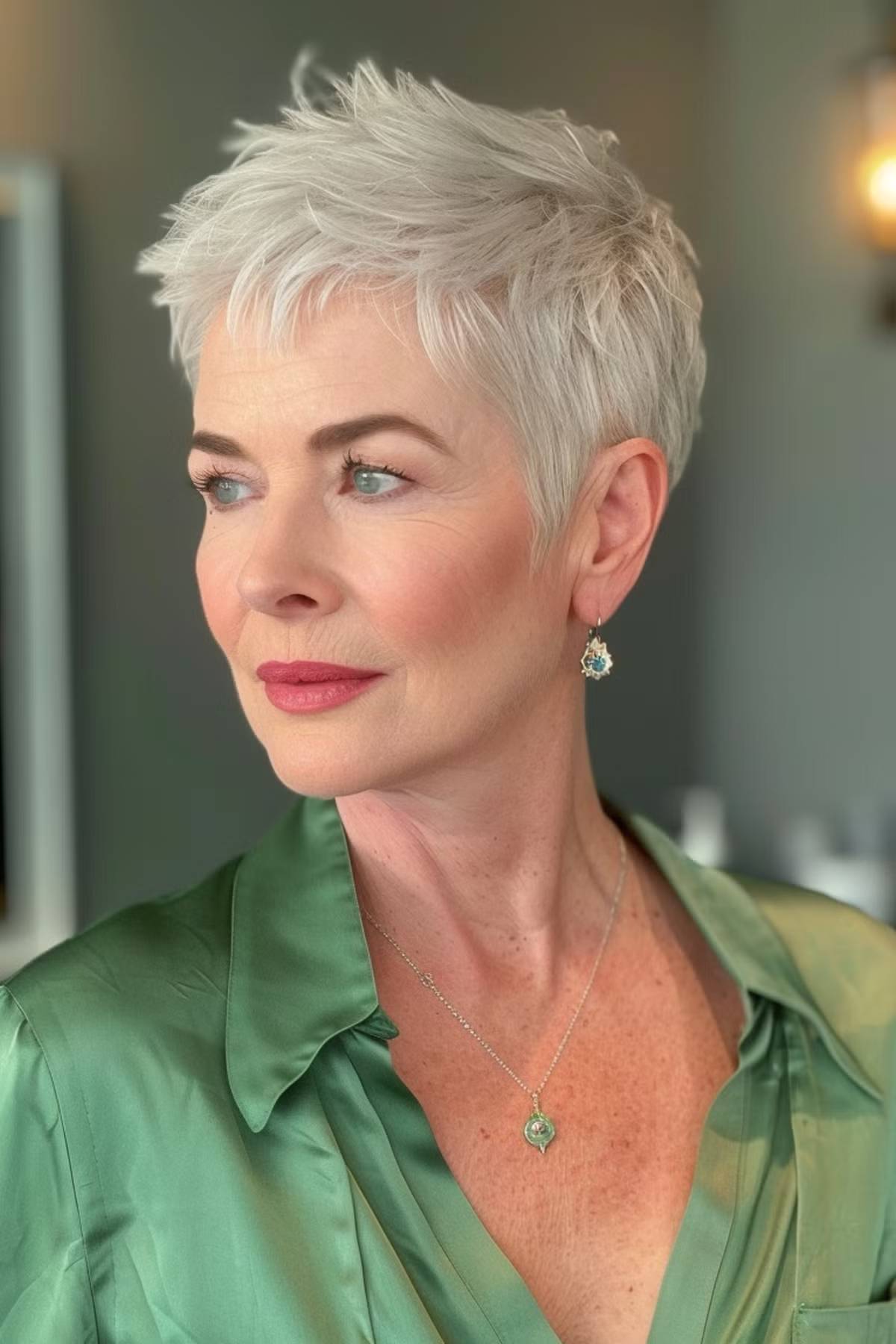 Pixie is very short for older women over 60 years