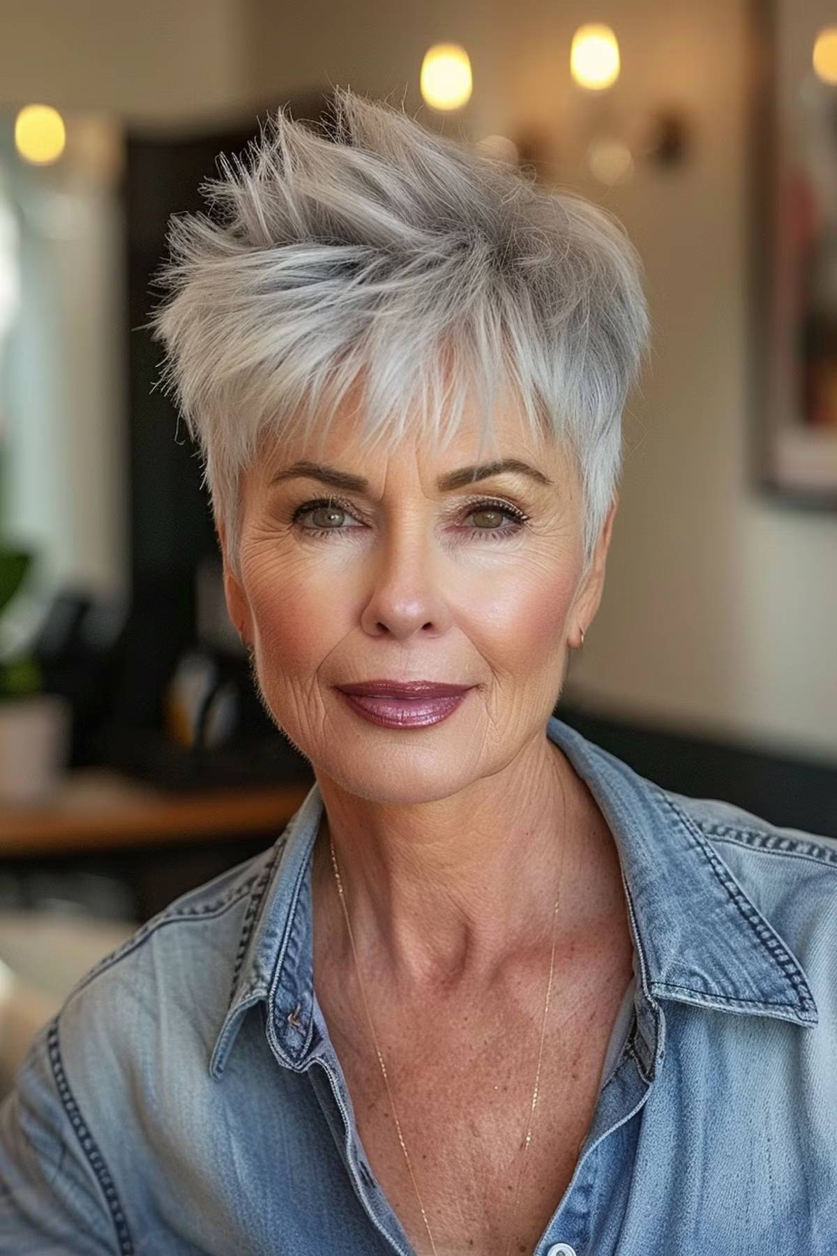 Cut the laxy layers with a thorny top
