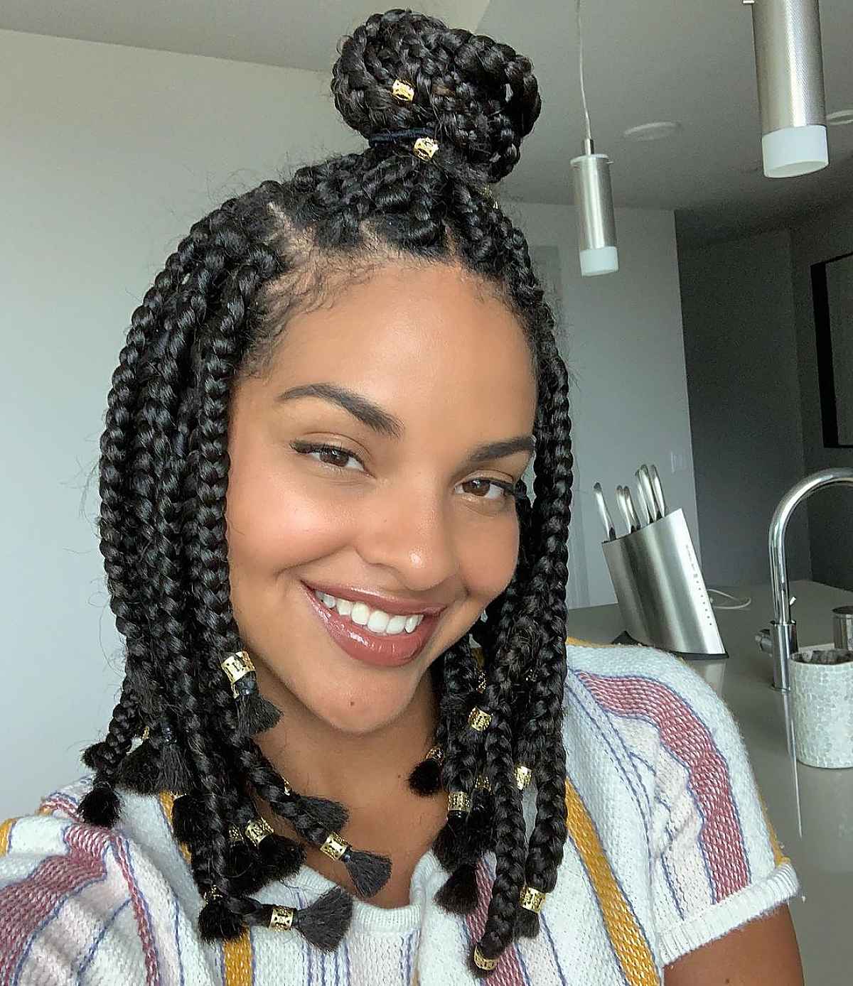 BUN UPDO for short boxes