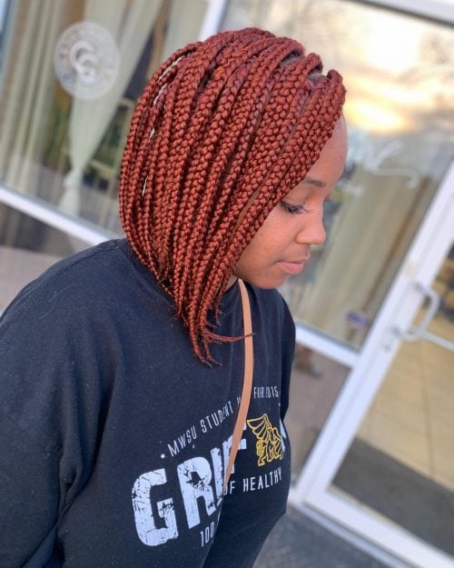 Redbox Bob braids