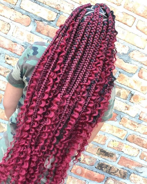 Large box braids