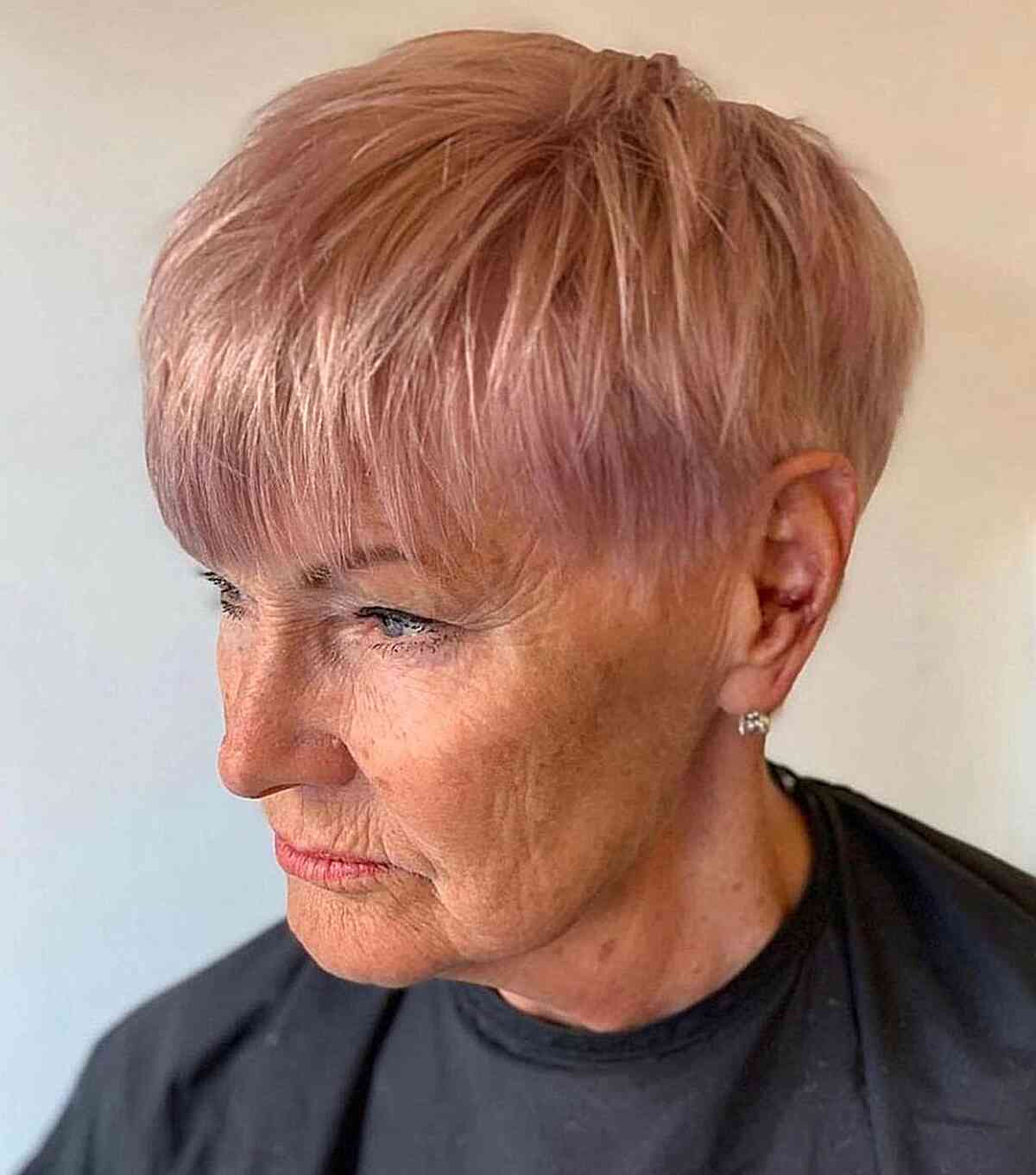 Pastel Cherry for Wispy Pixie on Women Aged 60 and Up