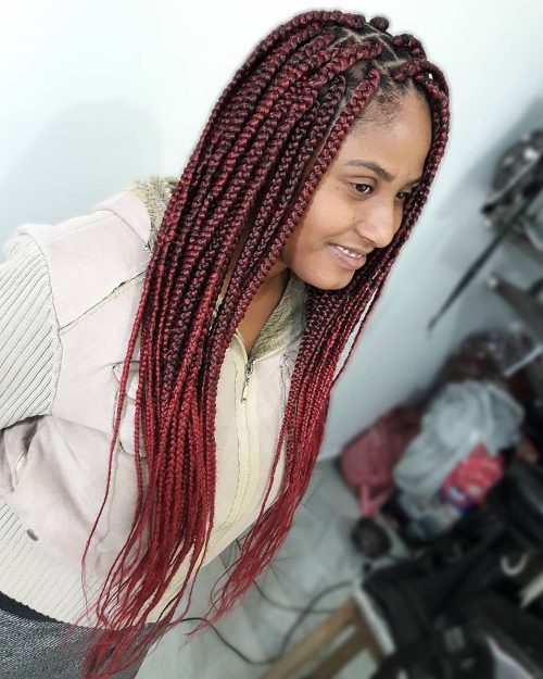 Burgundy Red Red on a brand style