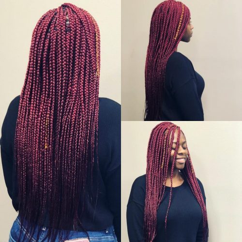 Small box braids