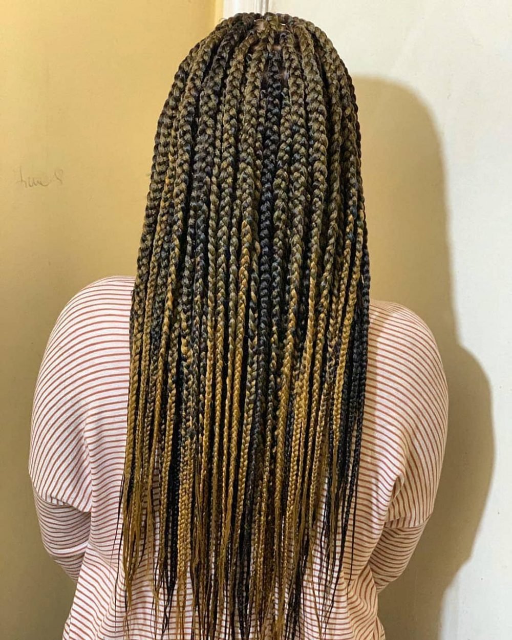 Poetic braids are blonde