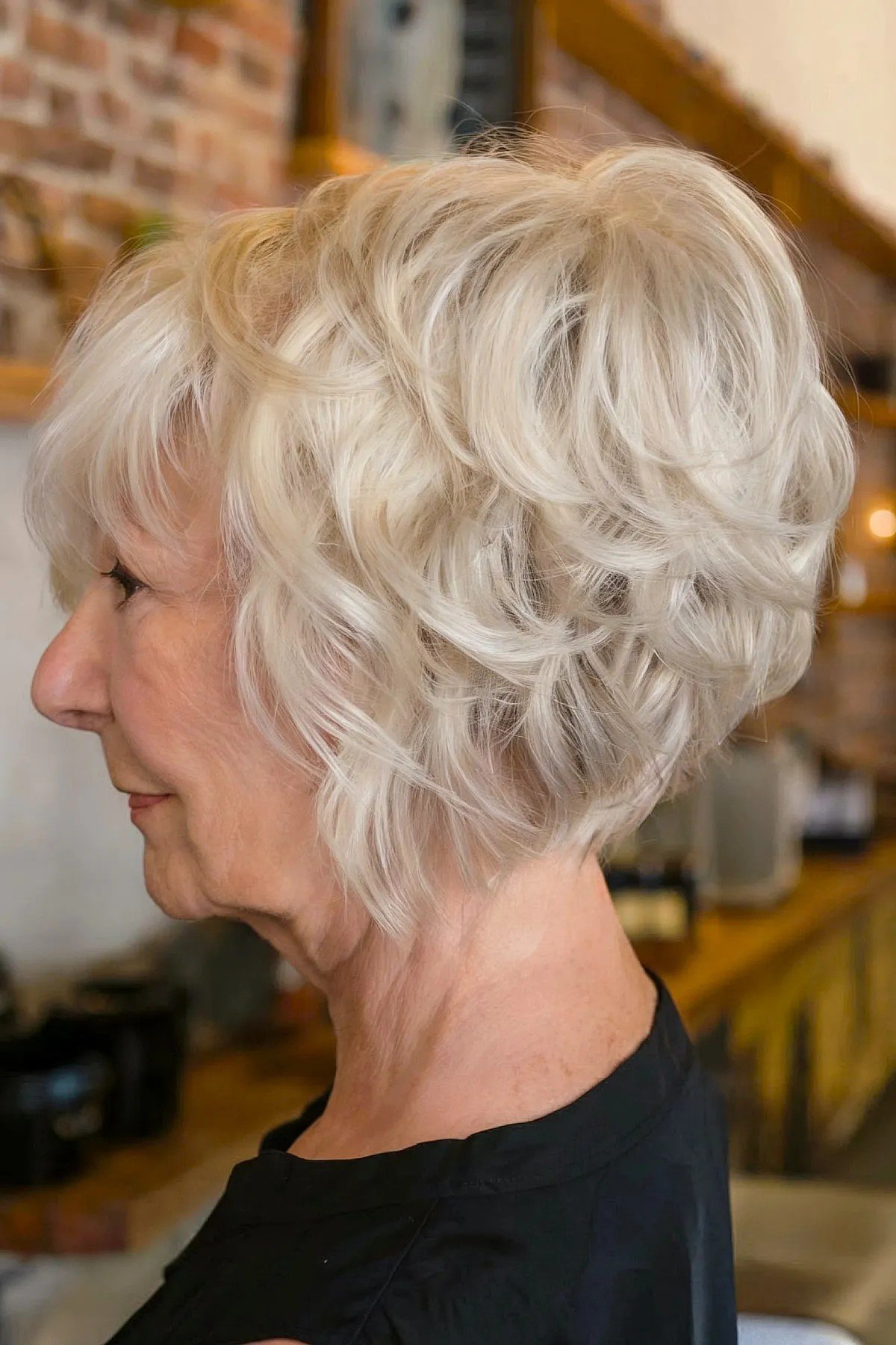 Wash and Wear Textured Bob