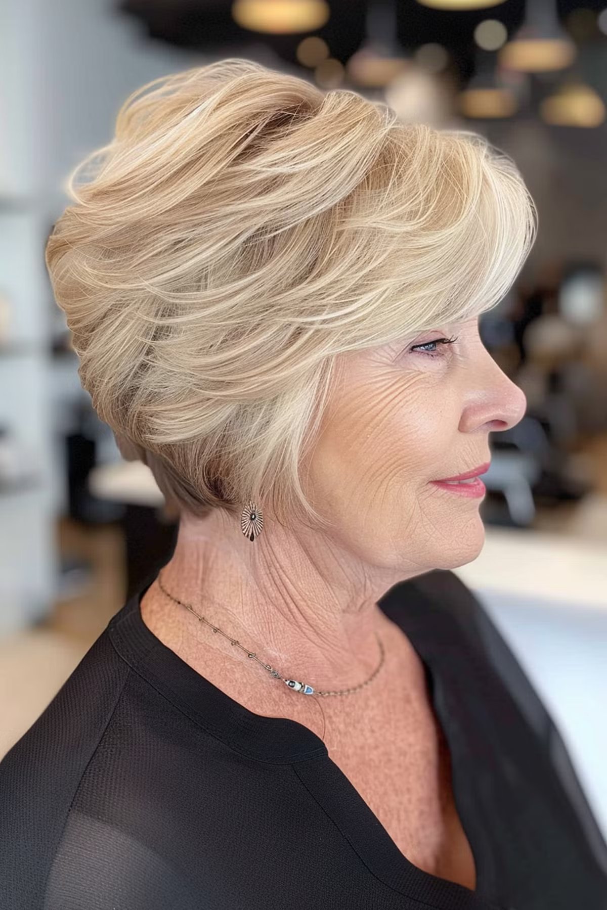 The Dorothy Hamill inspired wedge haircut