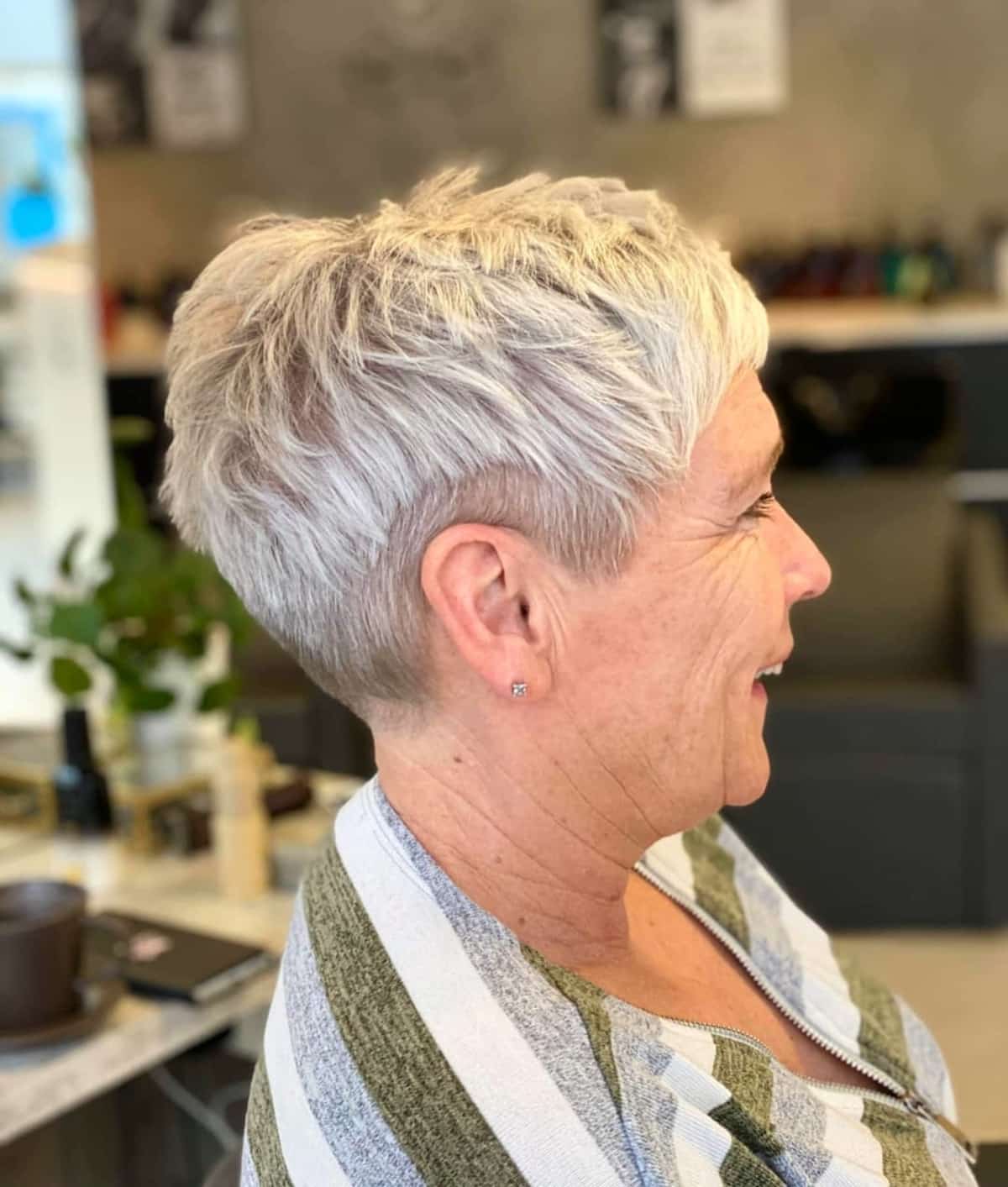 Boxes are undermined for women with gray hair