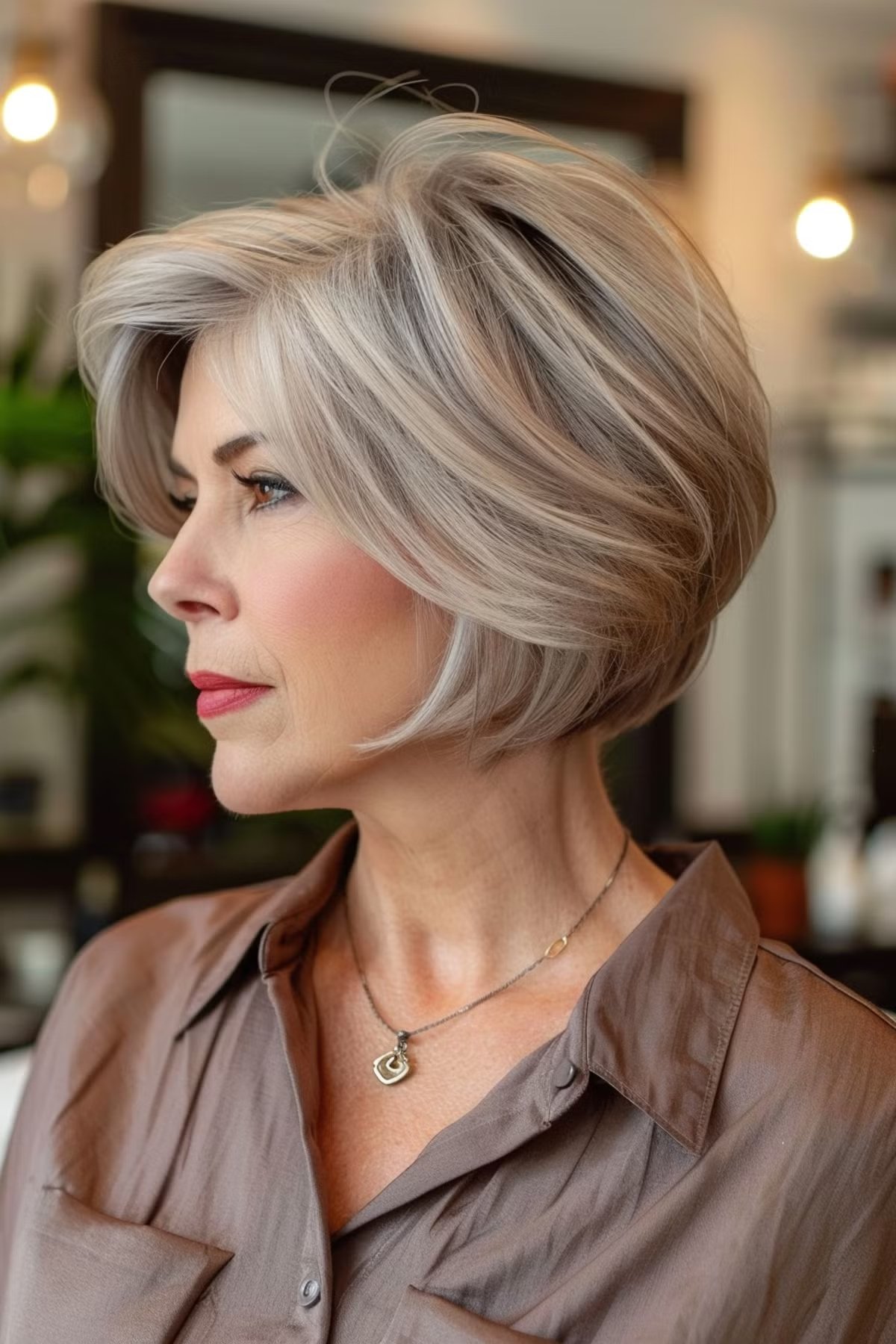 Silver Bob graduated for women over 60 years