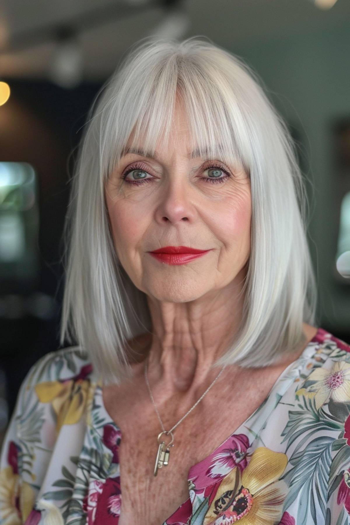 LOB is very long with the most prominent with a woman in her sixties