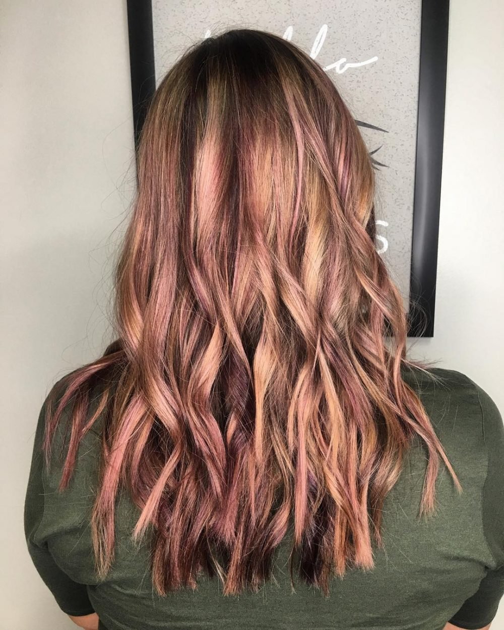 Yummy Plum Peekaboo Hair