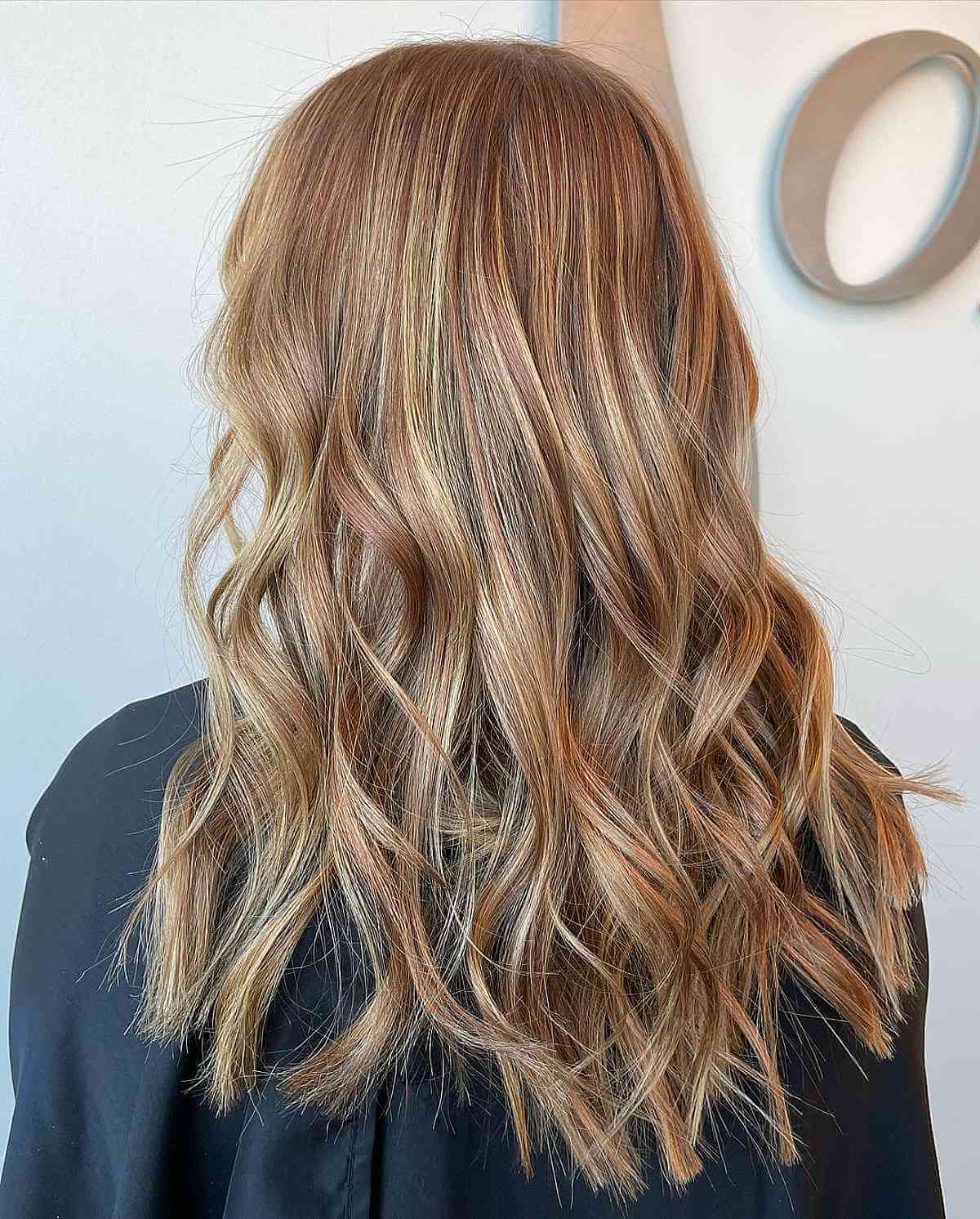 Copper and Helldelbeer blonde Balayage