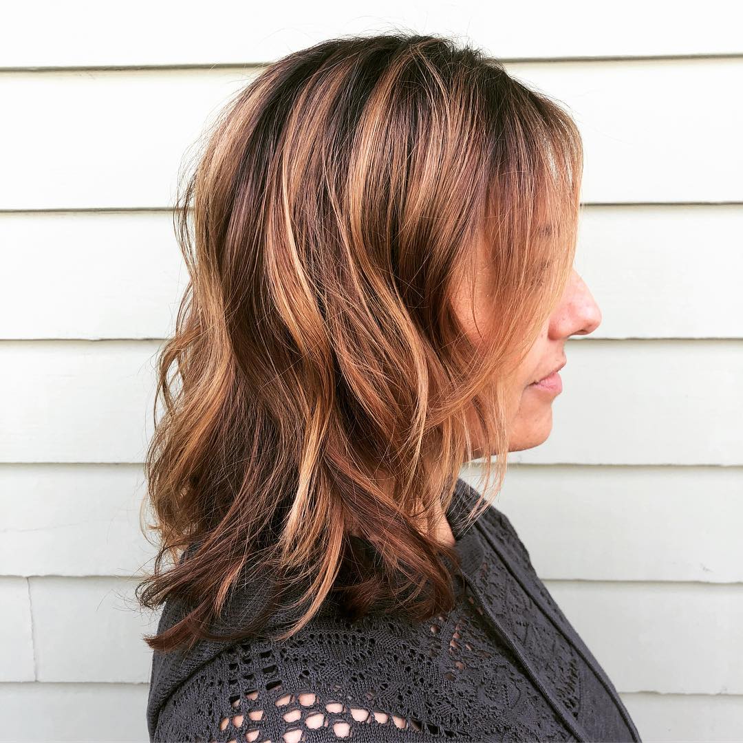 Creamy caramel hair