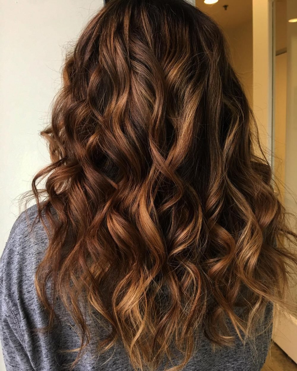 Mixture chocolate caramel color