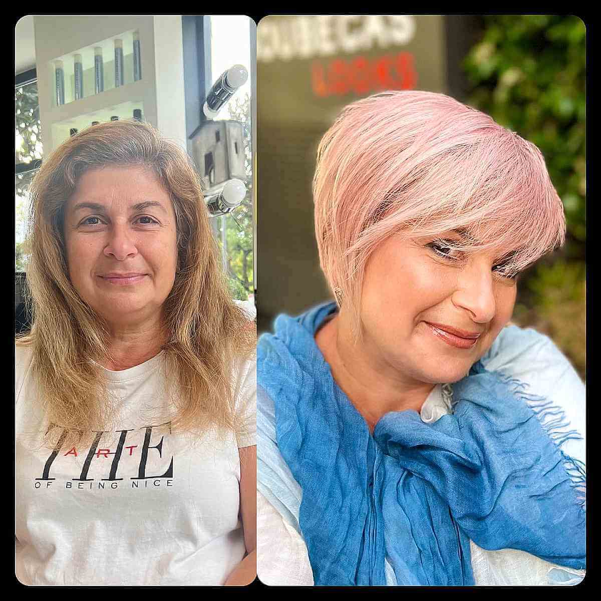 Hellrosa lange Pixie Bob